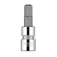 TOPEX Kratki HEX nasadni bit H6, 1/4", 37 mm